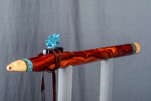 Cocobolo Native American Flute, Minor, Mid G-4, #N28H (1)